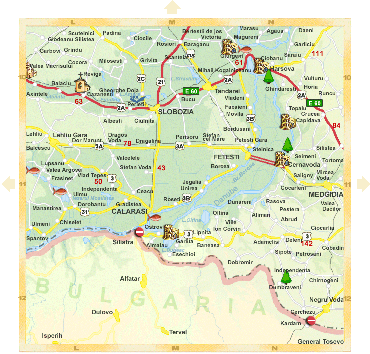Romania - Detail map