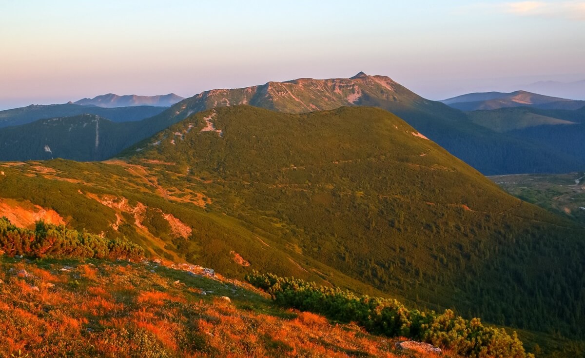 calimani mountains national park in romania