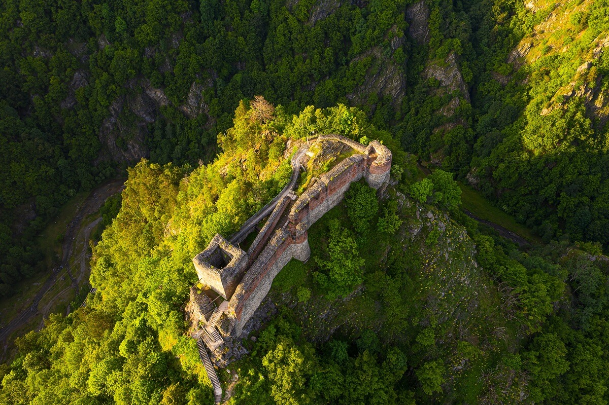 Poenari Fortress - Aerial View