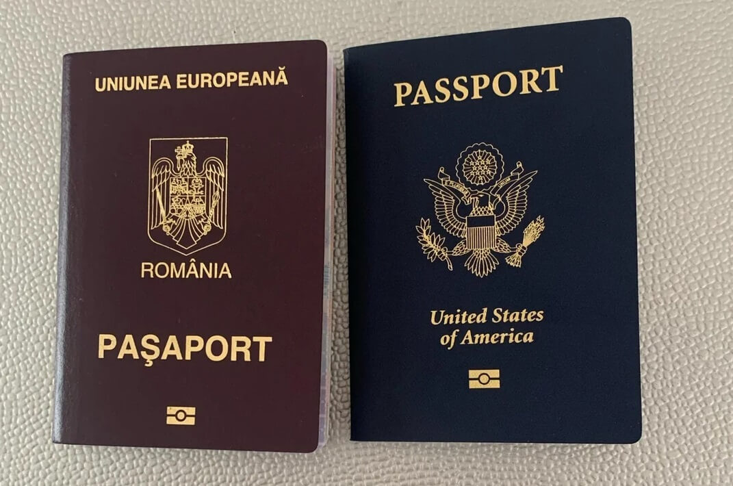 Romanian and American Passports