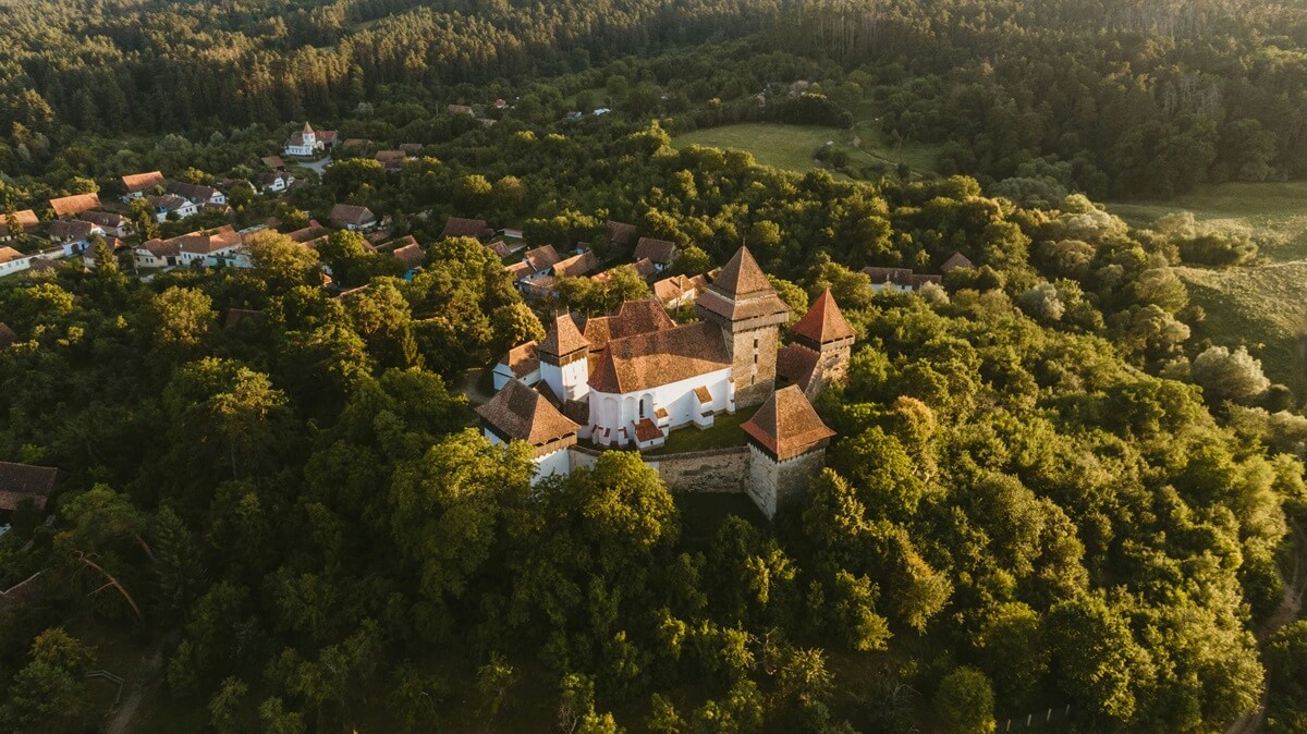 village viscri in transylvania